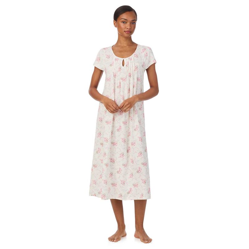 Lauren Ralph Lauren Cotton Knit Flutter Sleeve Ballet Gown image number 0